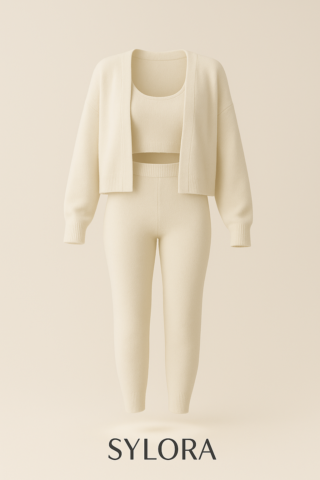 3-Piece Fuzzy Fleece Loungewear Set